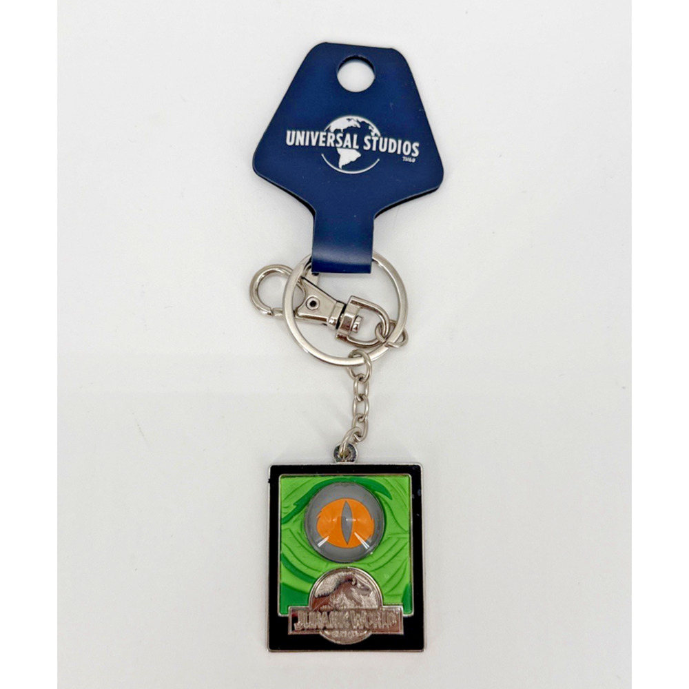 Universal Studios Jurassic World Dinosaur Eye Keychain / Backpack or Purse Charm